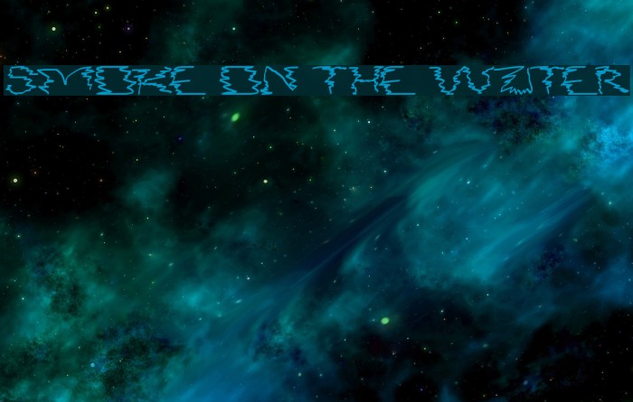 smoke on the water Font examples