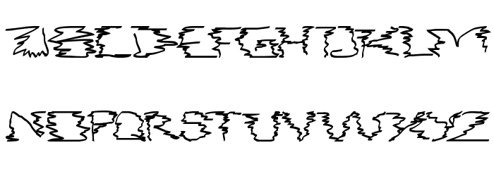 smoke on the water Font LOWERCASE