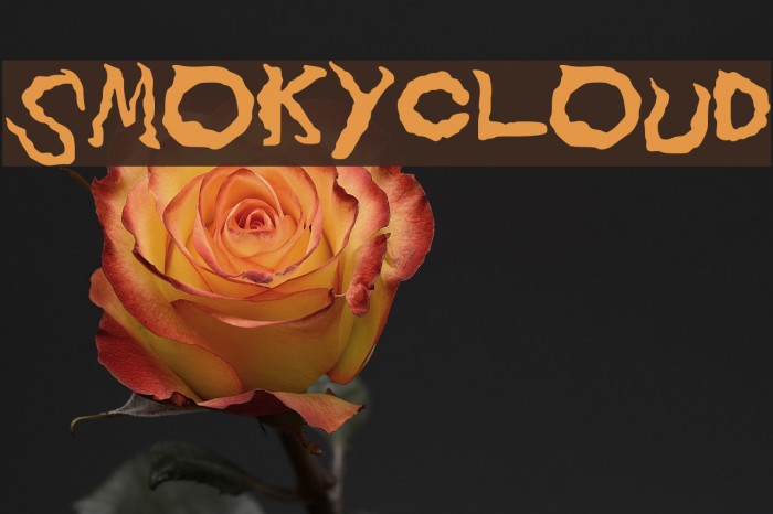 smokycloud Font examples