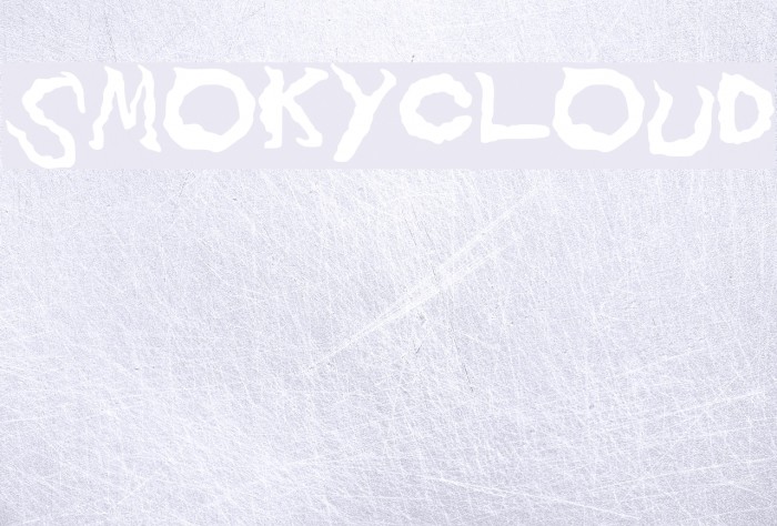 smokycloud Font examples