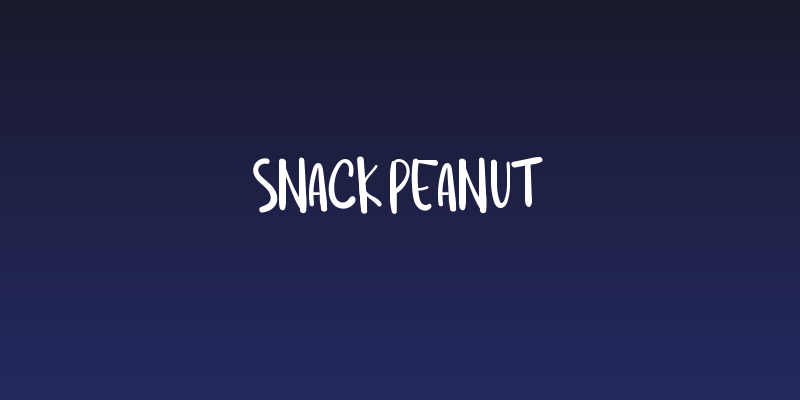 SNACK PEANUT Social Header