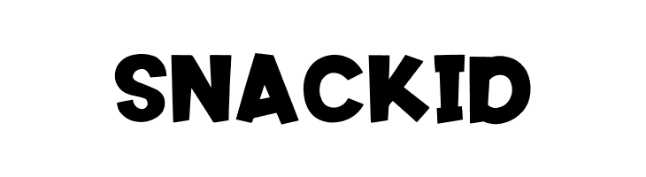 SNACKID  नि: शुल्क फ़ॉन्ट्स डाउनलोड