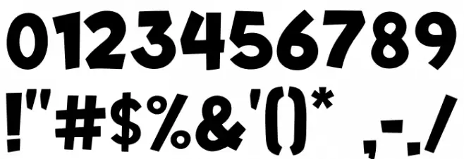 SNACKID Font OTHER CHARS