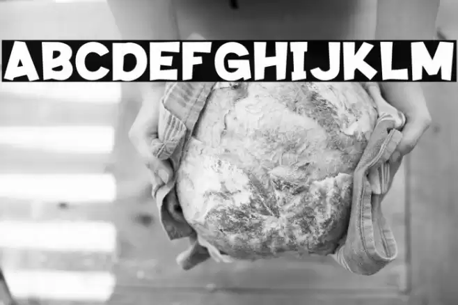 SNACKID Font examples