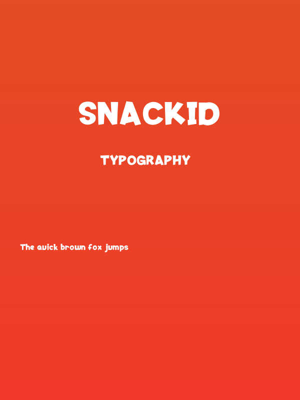 SNACKID Poster