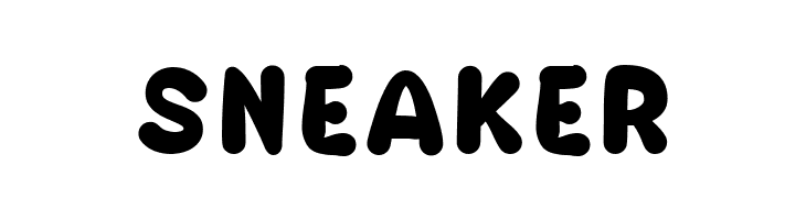 SNEAKER  font caratteri gratis