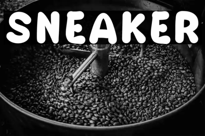 SNEAKER Font examples
