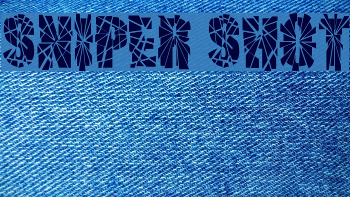 SNIPER SHOT Font examples