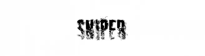 SNIPER  フリーフォントのダウンロード
