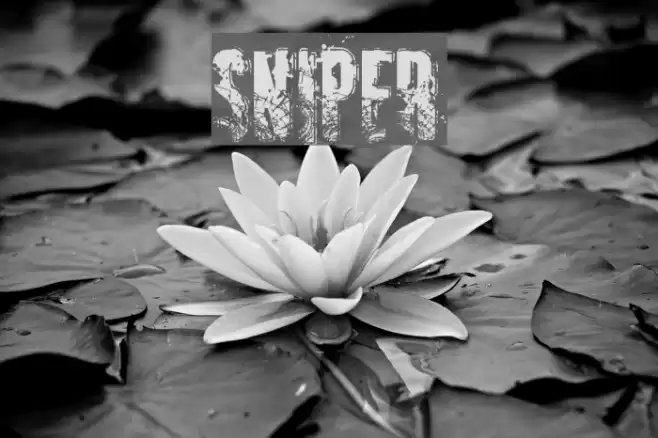 SNIPER Font examples