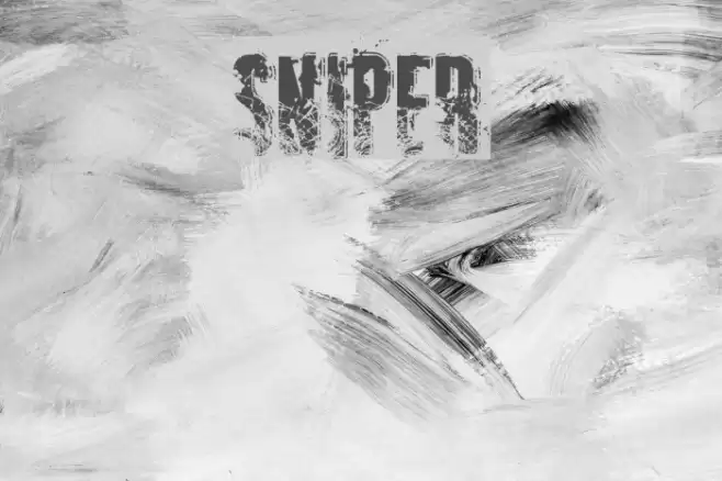 SNIPER Font examples