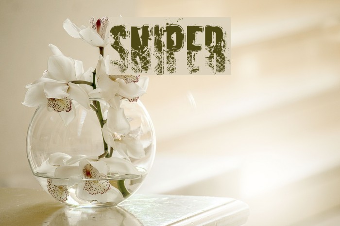 SNIPER Font examples