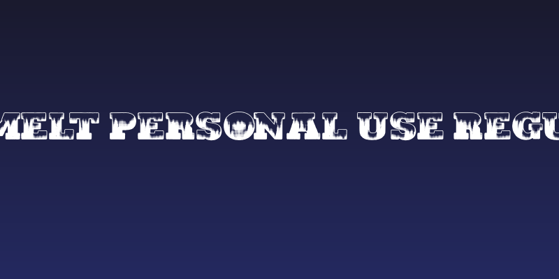 SNOMELT PERSONAL USE Regular Social Header