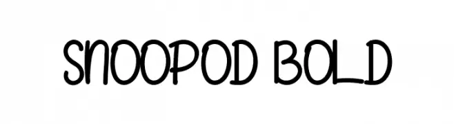 SNOOPOD Bold Fuentes