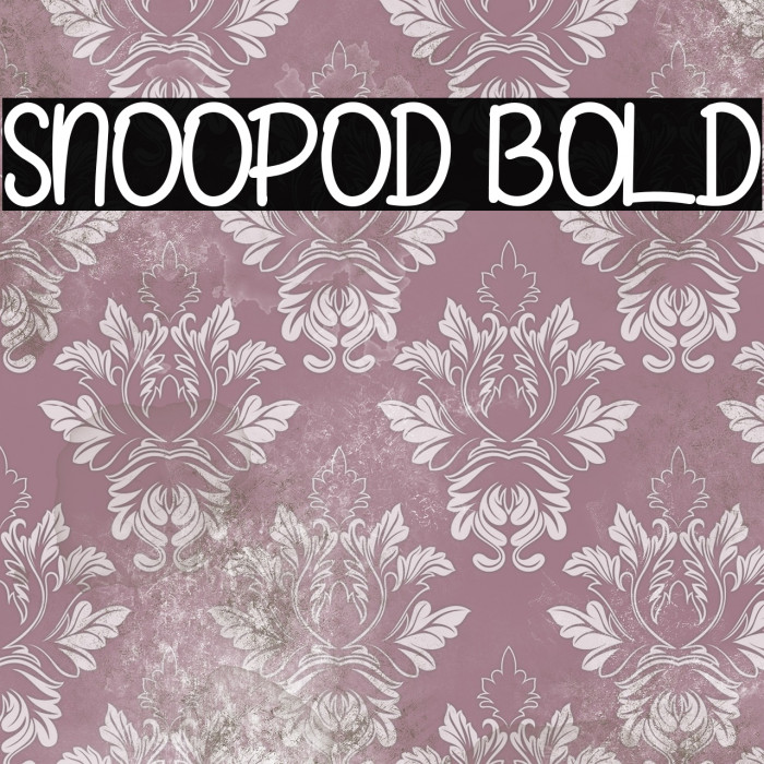 SNOOPOD Bold Example 2