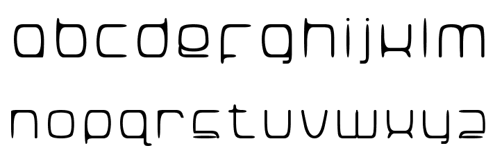 SNORG_002 Font LOWERCASE