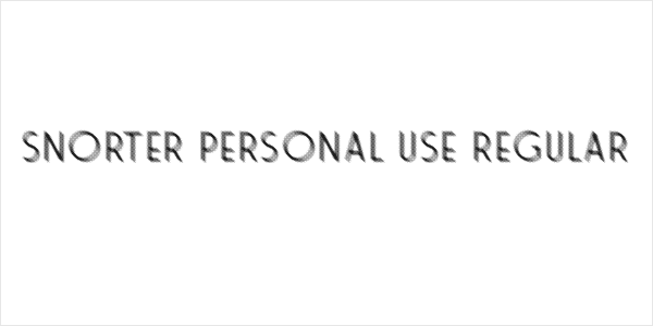 SNORTER PERSONAL USE Regular Logo