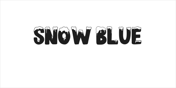 SNOW BLUE Logo