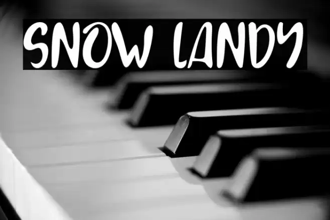 SNOW LANDY Caratteri examples