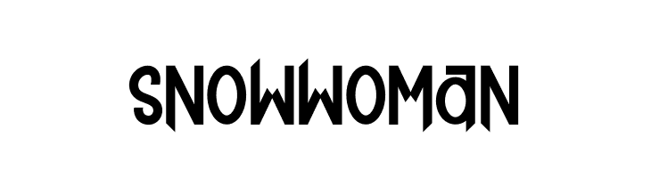 SNOW WOMAN  免费字体下载
