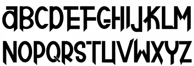 SNOW WOMAN Font UPPERCASE