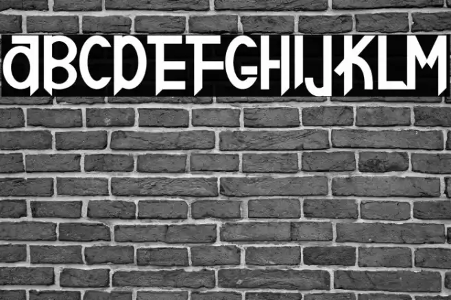 SNOW WOMAN Font examples