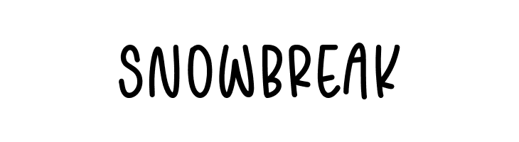 SNOWBREAK  フリーフォントのダウンロード