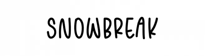 SNOWBREAK  Fuentes Gratis Descargar