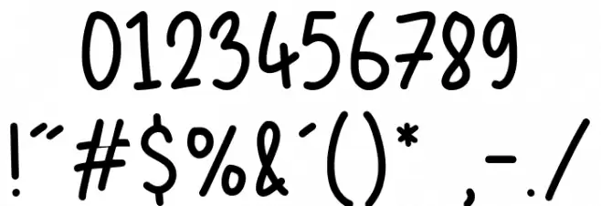 SNOWBREAK Font OTHER CHARS