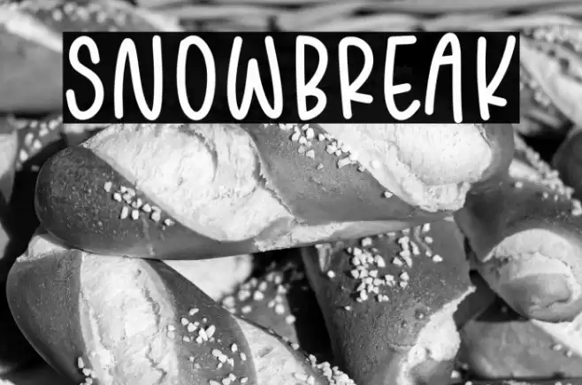 SNOWBREAK Font examples