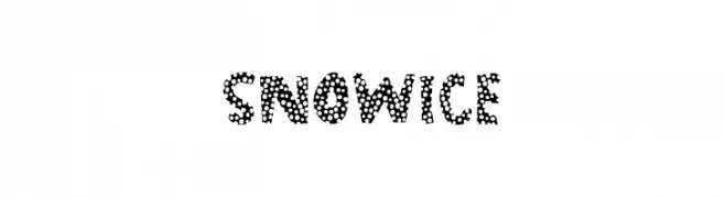 SNOWICE  免费字体下载