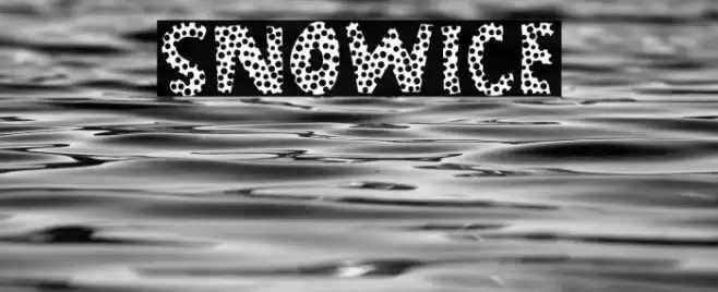 SNOWICE Font examples