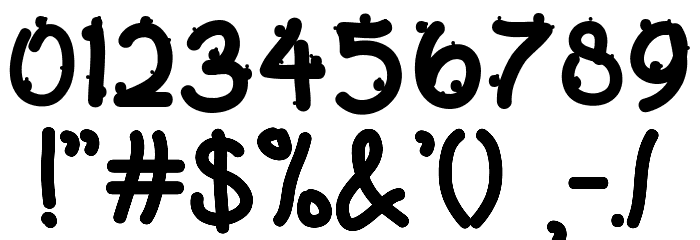 SNOWY DAY Font OTHER CHARS