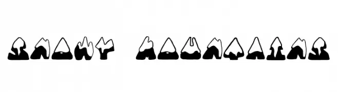 SNOWY MOUNTAINS  Fuentes Gratis Descargar