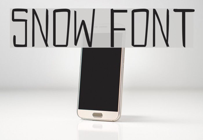 SNOW Font examples