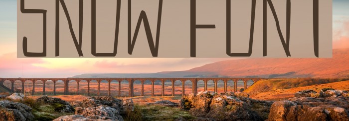 SNOW Font examples