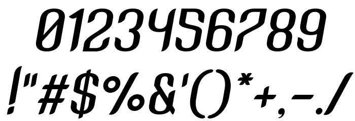 SNT Anouvong Bold Italic Font OTHER CHARS