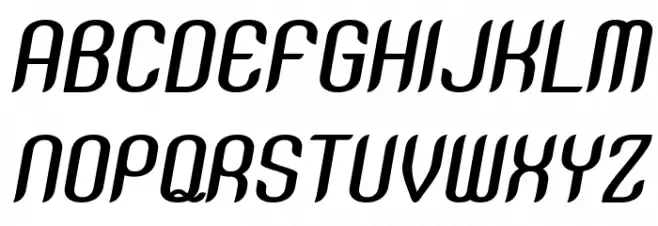 SNT Anouvong Bold Italic Fonte MAIÚSCULAS