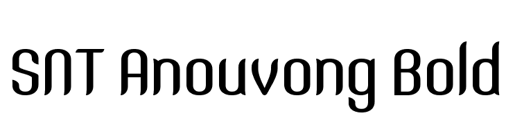 SNT Anouvong Bold  font caratteri gratis