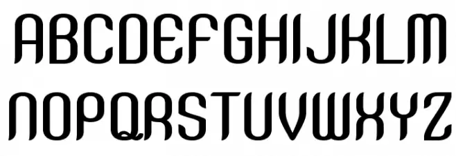 SNT Anouvong Bold フォント 大文字