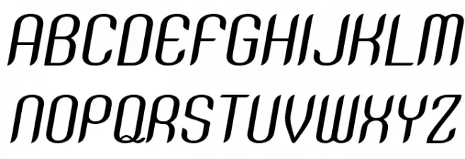 SNT Anouvong Italic Schriftart Groß