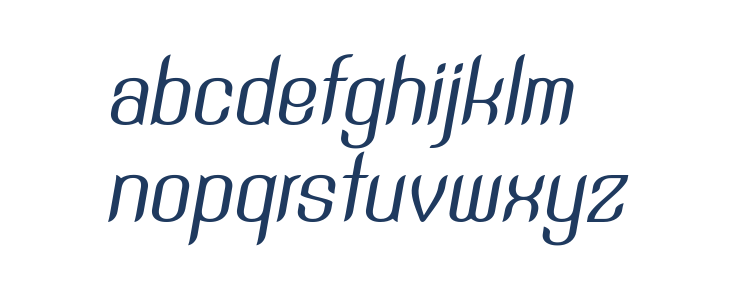 SNT Anouvong Italic Lowercase