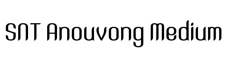 SNT Anouvong Medium  les polices de caractères gratuit tlcharger