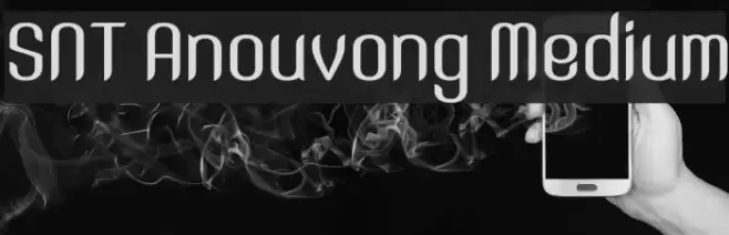 SNT Anouvong Medium Font examples