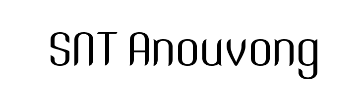 SNT Anouvong  font caratteri gratis