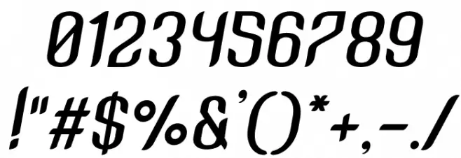 SNTAnouvong-BoldItalic Font OTHER CHARS