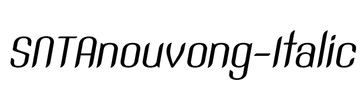 SNTAnouvong-Italic  Descarca Fonturi Gratis