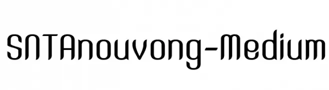 SNTAnouvong-Medium  Frei Schriftart Herunterladen