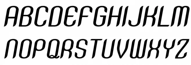 SNTAnouvong-MediumItalic Font Litere mari