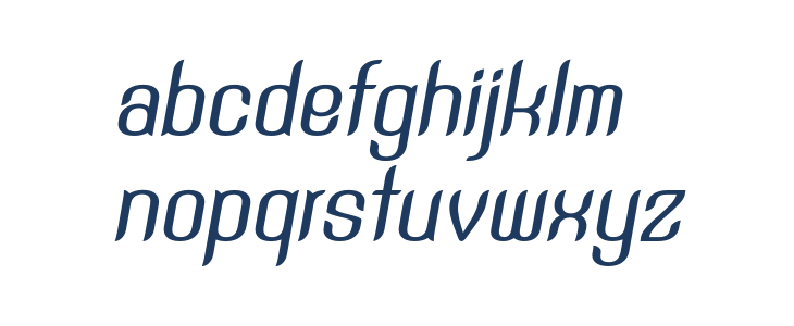 SNTAnouvong-MediumItalic Lowercase
